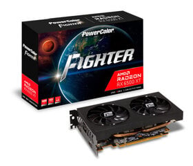 PowerColor AXRX 6500XT 4GBD6-DH/OC graphics card AMD Radeon RX 6500 XT 4 GB GDDR6 цена и информация | Видеокарты (GPU) | 220.lv