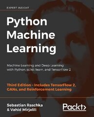 Python Machine Learning: Machine Learning and Deep Learning with Python, scikit-learn, and TensorFlow 2, 3rd Edition 3rd Revised edition cena un informācija | Ekonomikas grāmatas | 220.lv