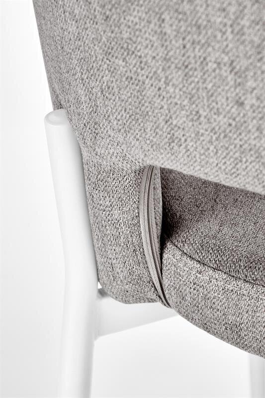 2-u krēslu komplekts Halmar K486, pelēks cena un informācija | Virtuves un ēdamistabas krēsli | 220.lv