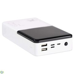 PowerX jaudas banka 30000mAh / LED gaisma / 10.5W / Displejs / balts cena un informācija | Lādētāji-akumulatori (Power bank) | 220.lv