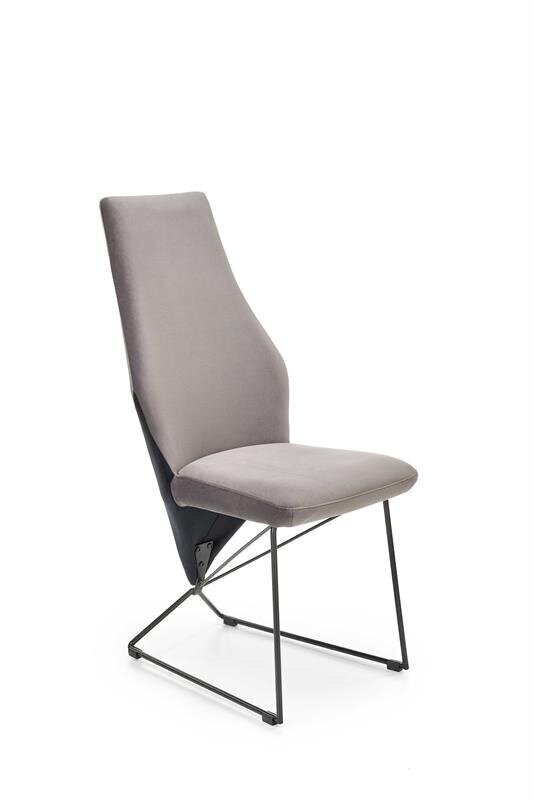 2-u krēslu komplekts Halmar K485, pelēks цена и информация | Virtuves un ēdamistabas krēsli | 220.lv