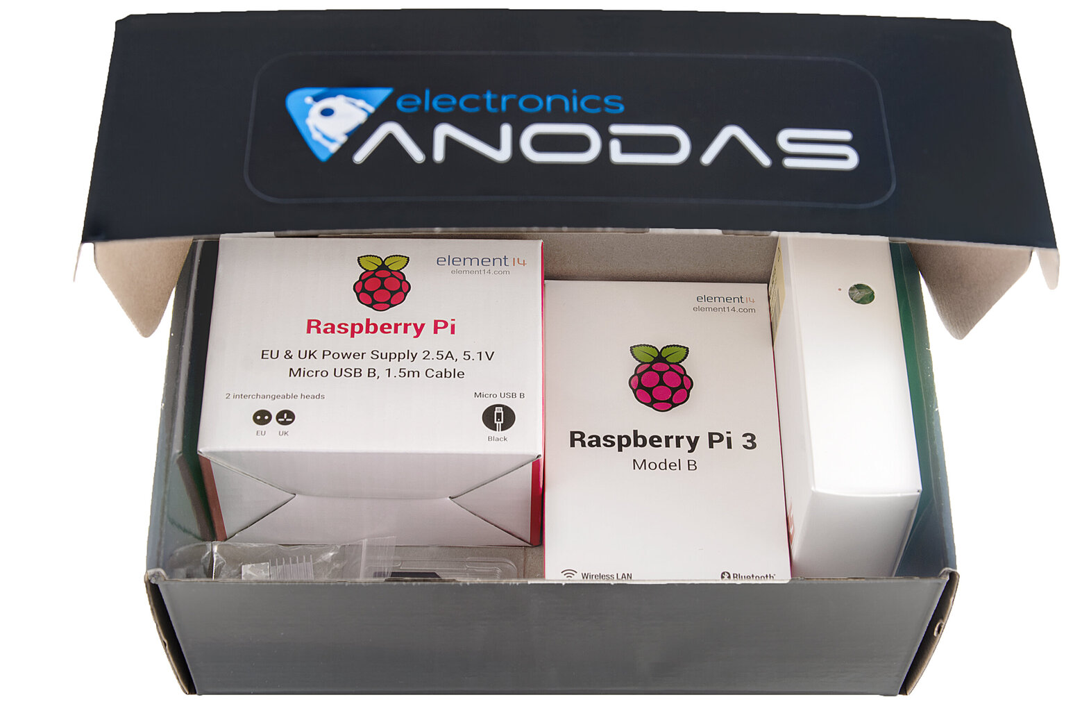 Raspberry Pi 3 komplekts + 32GB microSD karte ar NOOBS programmatūru cena un informācija | Atvērtā koda elektronika | 220.lv