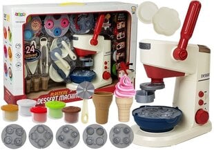Plastilīna komplekts ar rotaļu saldējuma pagatavošanas aparātu cena un informācija | Attīstošās rotaļlietas | 220.lv