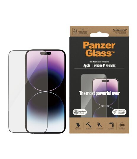 PanzerGlass iPhone 14 Pro Max cena un informācija | Ekrāna aizsargstikli | 220.lv