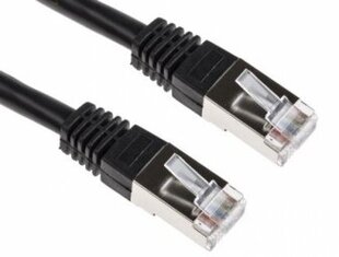 Brackton RJ45 Male - RJ45 Male 10m Black CAT6 цена и информация | Кабели и провода | 220.lv