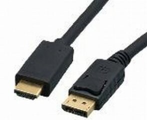 Brackton, DP/HDMI IC-Chip, 3 m cena un informācija | Kabeļi un vadi | 220.lv