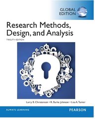 Research Methods, Design, and Analysis, Global Edition 12th edition cena un informācija | Sociālo zinātņu grāmatas | 220.lv