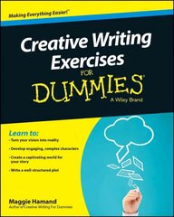 Creative Writing Exercises For Dummies цена и информация | Учебный материал по иностранным языкам | 220.lv