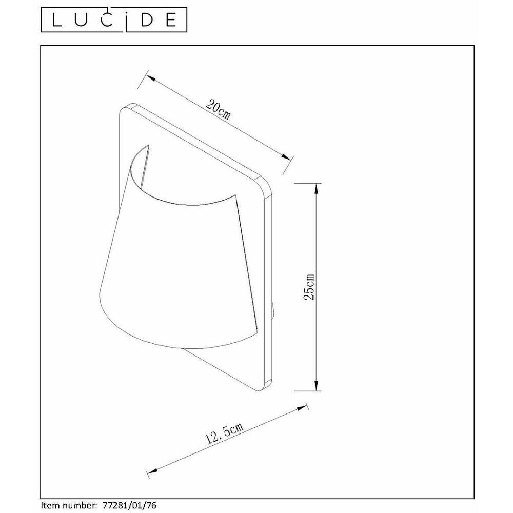 Sienas lampa Idaho E14 15W цена и информация | Galda lampas | 220.lv