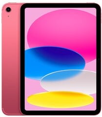 iPad 10.9" Wi-Fi + Cellular 256ГБ - Pink 10th Gen - MQ6W3HC/A цена и информация | Планшеты | 220.lv