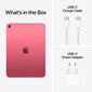 iPad 10.9" Wi-Fi + Cellular 256GB - Pink 10th Gen - MQ6W3HC/A cena un informācija | Planšetdatori | 220.lv