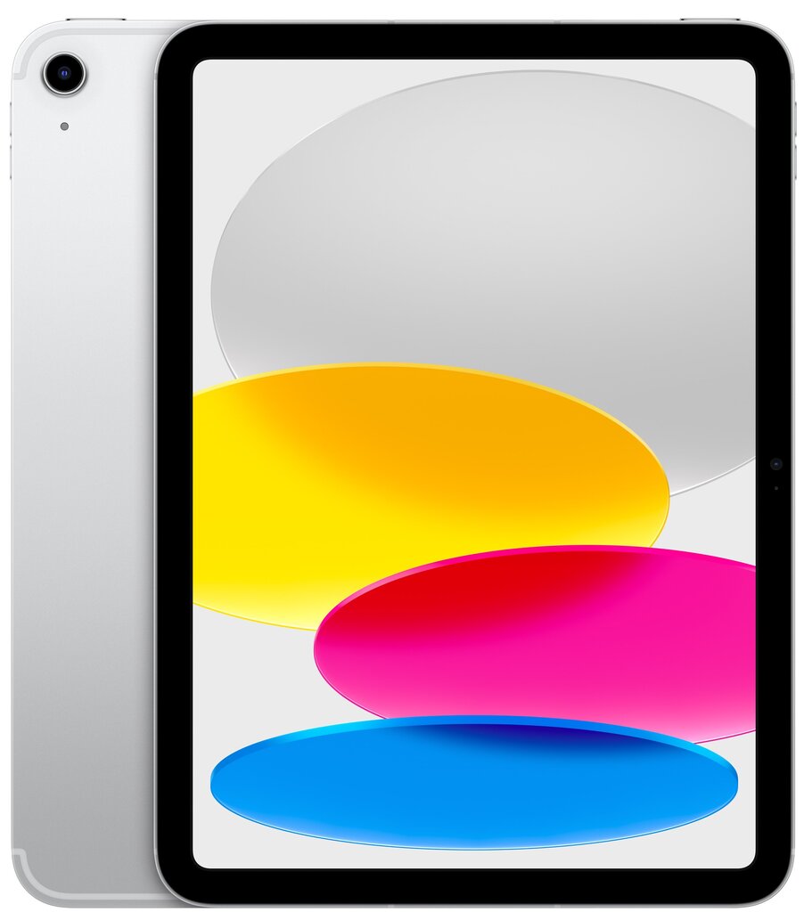 iPad 10.9" Wi-Fi + Cellular 256GB - Silver 10th Gen - MQ6T3HC/A цена и информация | Planšetdatori | 220.lv