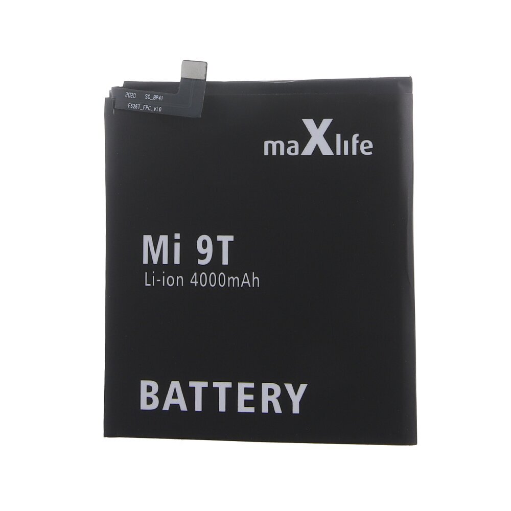 Maxlife baterija priekš Xiaomi Mi 9T / Mi 9T Pro BP41 4000mAh цена и информация | Akumulatori mobilajiem telefoniem | 220.lv