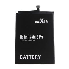 Maxlife battery for Xiaomi Redmi Note 8 Pro BM4J 4500mAh цена и информация | Аккумуляторы для телефонов | 220.lv