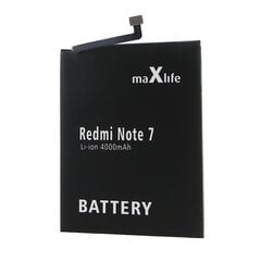 Maxlife battery for Xiaomi Redmi Note 7 BN4A 4000mAh цена и информация | Запчасти для телефонов и инструменты для их ремонта | 220.lv