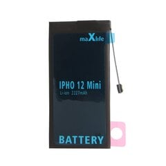 Maxlife battery for iPhone 12 Mini 2227mAh цена и информация | Аккумуляторы для телефонов | 220.lv