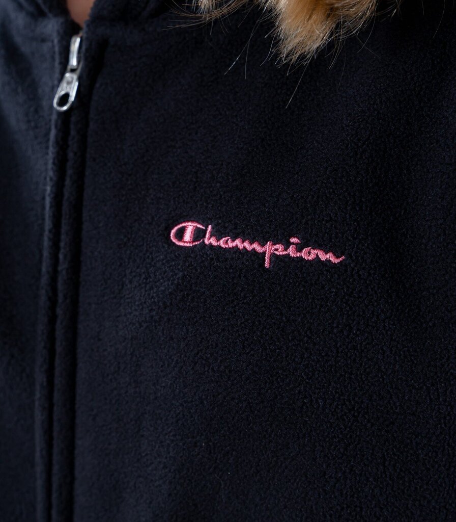 Champion bērnu jaka 404449*KK001, melns 8054112655766 cena un informācija | Jakas, džemperi, žaketes, vestes meitenēm | 220.lv
