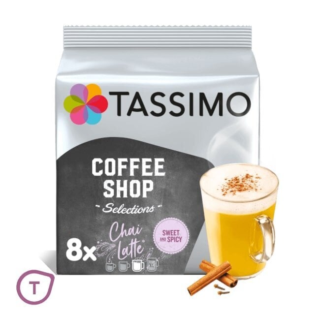 Coffee Shop Selections CHAI LATTE Tassimo kapsulas, 8 gab. cena un informācija | Kafija, kakao | 220.lv