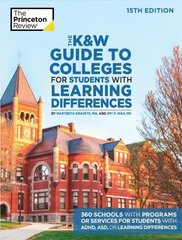 K and W Guide to Colleges for Students with Learning Differences: 325plus Schools with Programs or Services for Students with ADHD, ASD, or Learning Differences 15th Revised edition cena un informācija | Sociālo zinātņu grāmatas | 220.lv