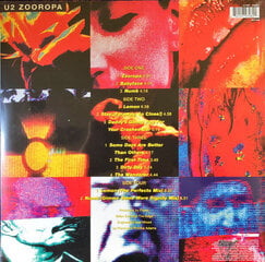 U2 - Zooropa, 2LP, vinila plates, 12" vinyl record cena un informācija | Vinila plates, CD, DVD | 220.lv