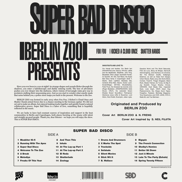 Berlin Zoo - Super Bad Disco, LP, vinila plate, 12" vinyl record cena un informācija | Vinila plates, CD, DVD | 220.lv