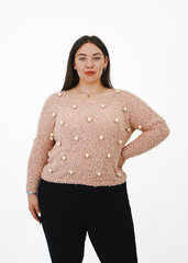 Džemperis ar atdari no lielām krellēm cena un informācija | Sieviešu džemperi | 220.lv