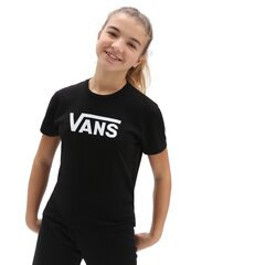 Vans bērnu T-krekls VN0A53P2*BLK, melns/balts 195436419721 цена и информация | Рубашки для девочек | 220.lv