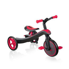 Trīsritenis — līdzsvara velosipēds Globber Explorer Trike Red (trīs vienā) цена и информация | Балансировочные велосипеды | 220.lv