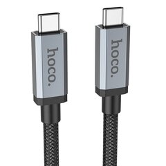 USB кабель Hoco US06 USB3.2 100Вт Type-C 1.0 м, черный цена и информация | Кабели для телефонов | 220.lv