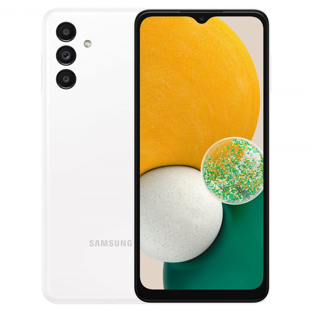 Телефон Мобильный телефон Samsung Galaxy A13 5G 4/128 ГБ, двойная SIM,  белый SM-A136BZWVEUE цена | 220.lv