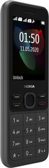 Nokia 150 Version 2020 Pleace Phone (2,4 дюйма, 4 МБ внутренней памяти (расширяется до 32 ГБ с помощью карты MicroSD), 4 МБ ОЗУ, двойная сима) Black цена и информация | Мобильные телефоны | 220.lv