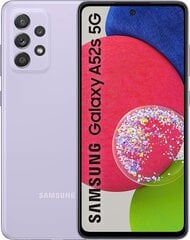 Samsung Galaxy A52S 5G 128 ГБ потрясающая фиолетовая двойная сима цена и информация | Мобильные телефоны | 220.lv