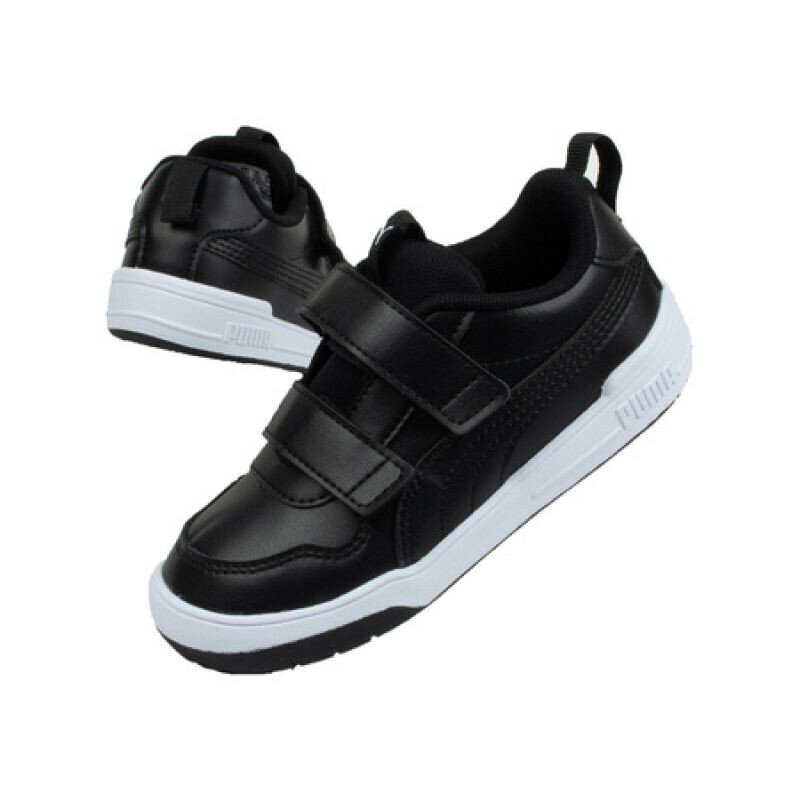 Puma bērnu ikdienas apavi Multiflex 380741*01, melns/balts cena un informācija | Sporta apavi bērniem | 220.lv