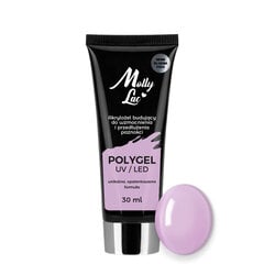 Poligels akrila gels MollyLac Wild Orchid, 30 ml cena un informācija | Nagu lakas, stiprinātāji | 220.lv