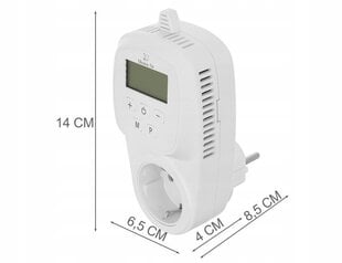 WIFI viedais elektriskā sildītāja kontrolieris - kontaktligzdas termostats цена и информация | Таймеры, термостаты | 220.lv