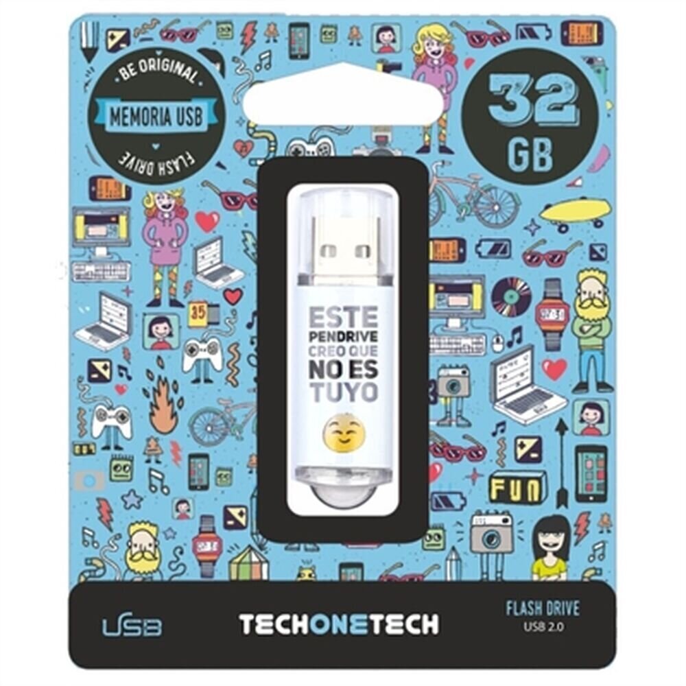 Tech One Tech TEC4007-32 32 GB cena un informācija | USB Atmiņas kartes | 220.lv