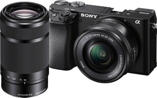 Фото камера Sony ILCE-6100YB 16-50 мм + 55-210 мм цена и информация | Sony Фотокамеры и принадлежности | 220.lv