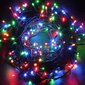 Ziemassvētku vītne ar 100 LED spuldzēm, 8m, daudzkrāsains, sajauc cena un informācija | Ziemassvētku lampiņas, LED virtenes | 220.lv