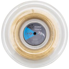 Strings for tennis DUNLOP ICONIC TOUCH 17G/1,25mm/200M REEL Natural цена и информация | Товары для большого тенниса | 220.lv