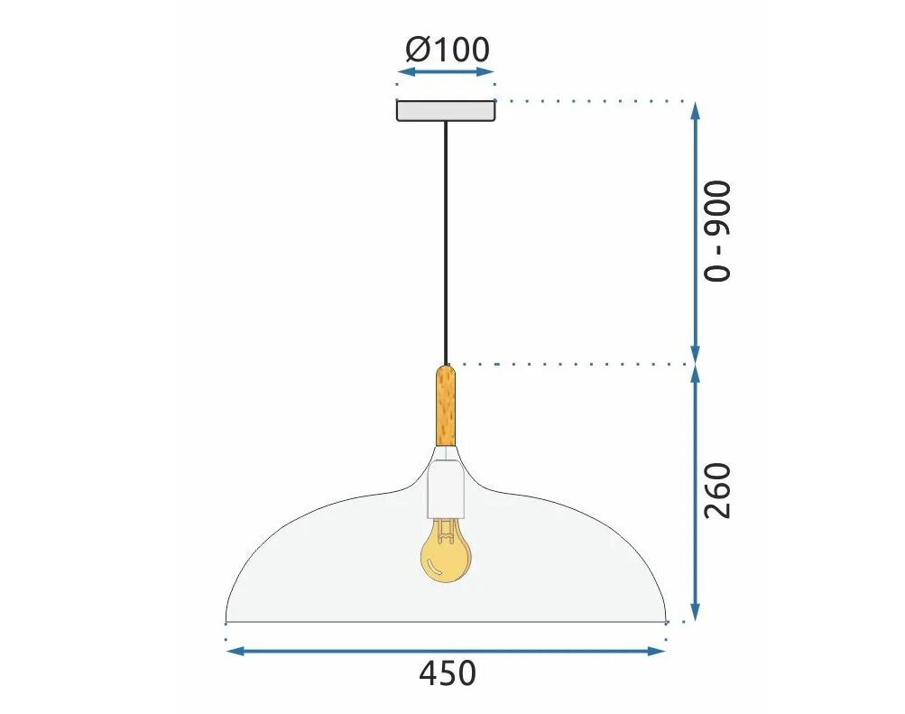 ANZO pelēka griestu lampa cena un informācija | Piekaramās lampas | 220.lv