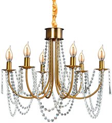 Crystal Lamp lustras zelta APP765-6CP цена и информация | Люстры | 220.lv