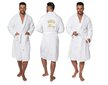 King Balts izšūts vīriešu halāts ar apkakli cena un informācija | Vīriešu halāti, pidžamas | 220.lv