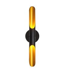 Kinkiet Tuba Black Gold 60cm APP299-1W cena un informācija | Sienas lampas | 220.lv