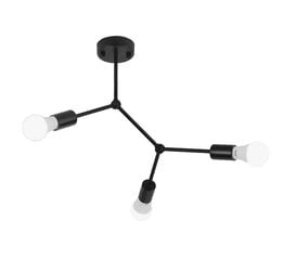 Klasiskā griestu lampa melna metāla bēniņu APP736-3C melna cena un informācija | Piekaramās lampas | 220.lv
