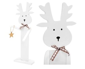 Koka Ziemassvētku ziemeļbriedis 35cm 301036 cena un informācija | Ziemassvētku dekorācijas | 220.lv