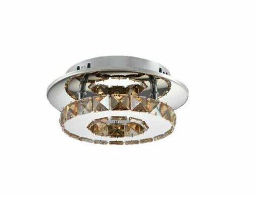 Kristāla griestu lampa Plafond Glamour 8W APP407-C cena un informācija | Lustras | 220.lv