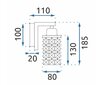 Kristāla hroma metāla sienas lampa APP543-1W цена и информация | Sienas lampas | 220.lv