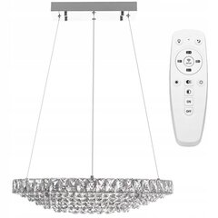 Kristāla ovāla LED griestu lampa APP775-1CP cena un informācija | Lustras | 220.lv