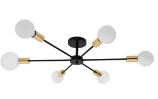 Lampa Spider 6 Black Gold APP501-6C цена и информация | Люстры | 220.lv