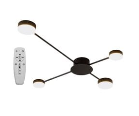 Melnā Cefire Lamp LED App519-4C cena un informācija | Lustras | 220.lv